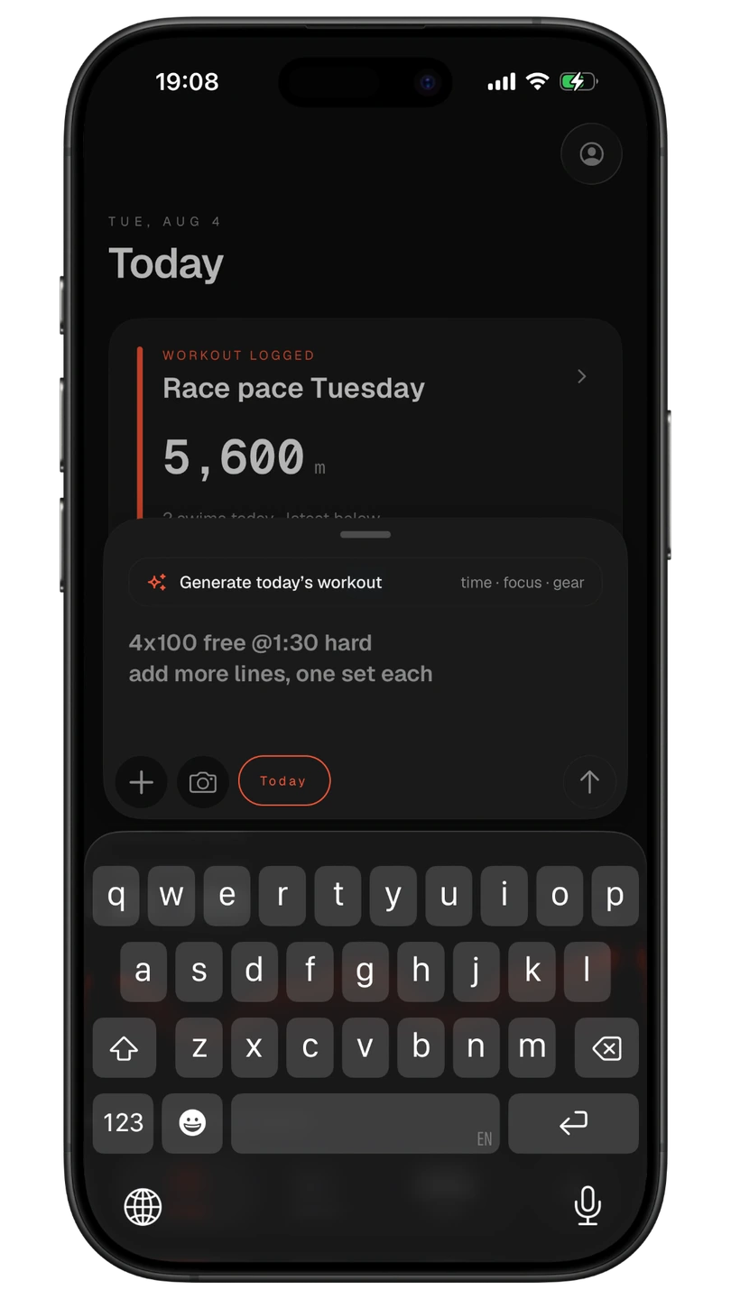 Swimlog — Capture the workout your way